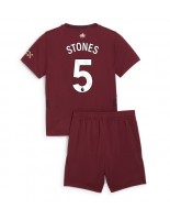 Manchester City John Stones #5 Kolmaspaita Lasten 2024-25 Lyhythihainen (+ shortsit)